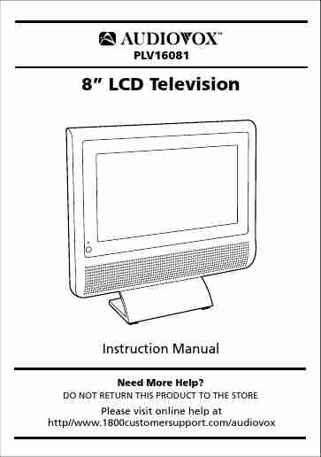 Audiovox Flat Panel Television PLV16081-page_pdf